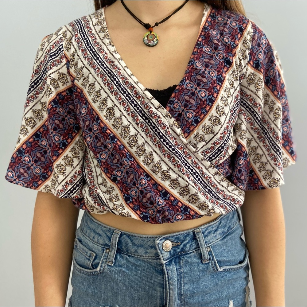 Crossover Flowy Top